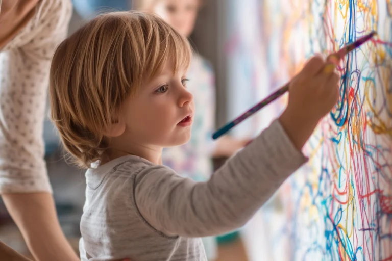 Kids Graphic Tee with Paint Palette
