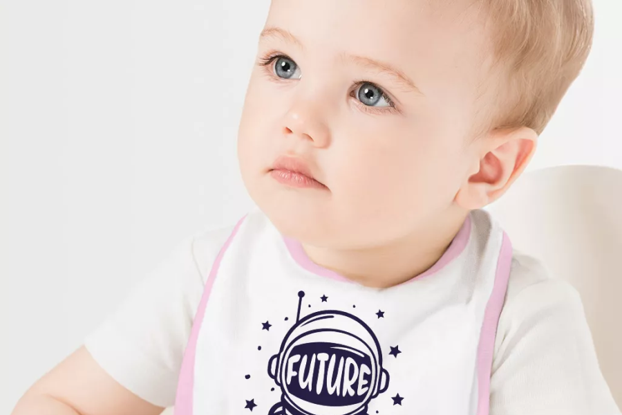 Soft cotton unisex bibs