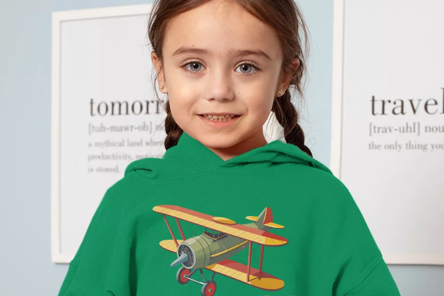 Aviation hoodie for toddlers