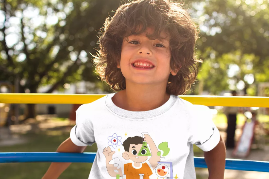 Funny science shirt for kids