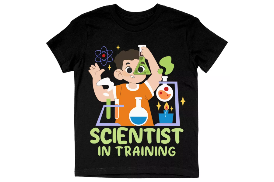 Educational Science tee For boys and girls